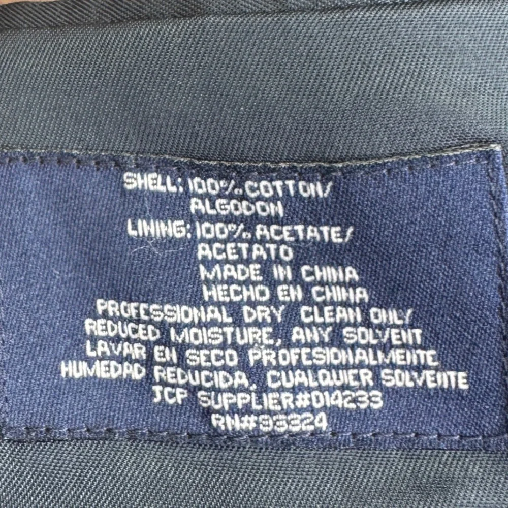 Stafford Corduroy Blazer Mens Navy Blue Elbow Patches Dark Academia Preppy